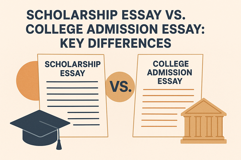 Scholarship Essay vs College Admission Essay