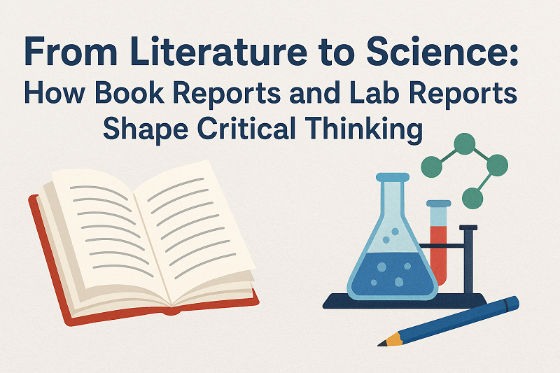 From Literature to Science: How Book Reports and Lab Reports Shape Critical Thinking