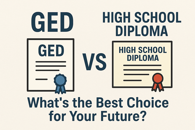GED vs. High School Diploma: What’s the Best Choice for Your Future?