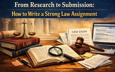 From Research to Submission: How to Write a Strong Law Assignment