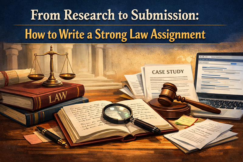 how to write law assignment