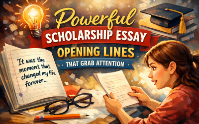 Powerful Scholarship Essay Opening Lines That Grab Attention