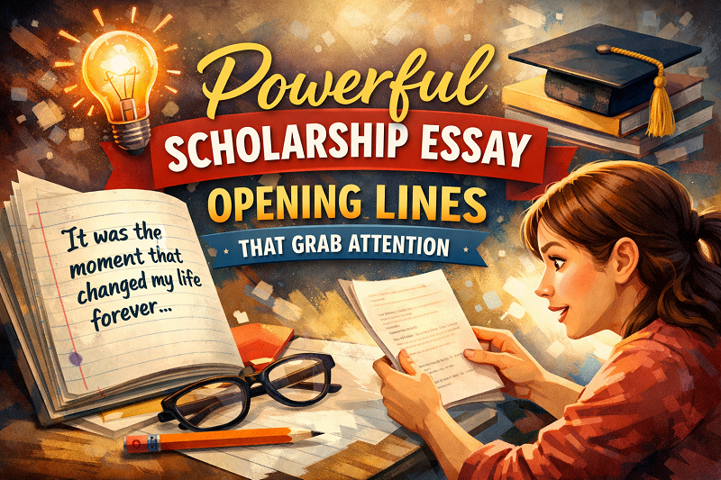 how to write scholarship essay