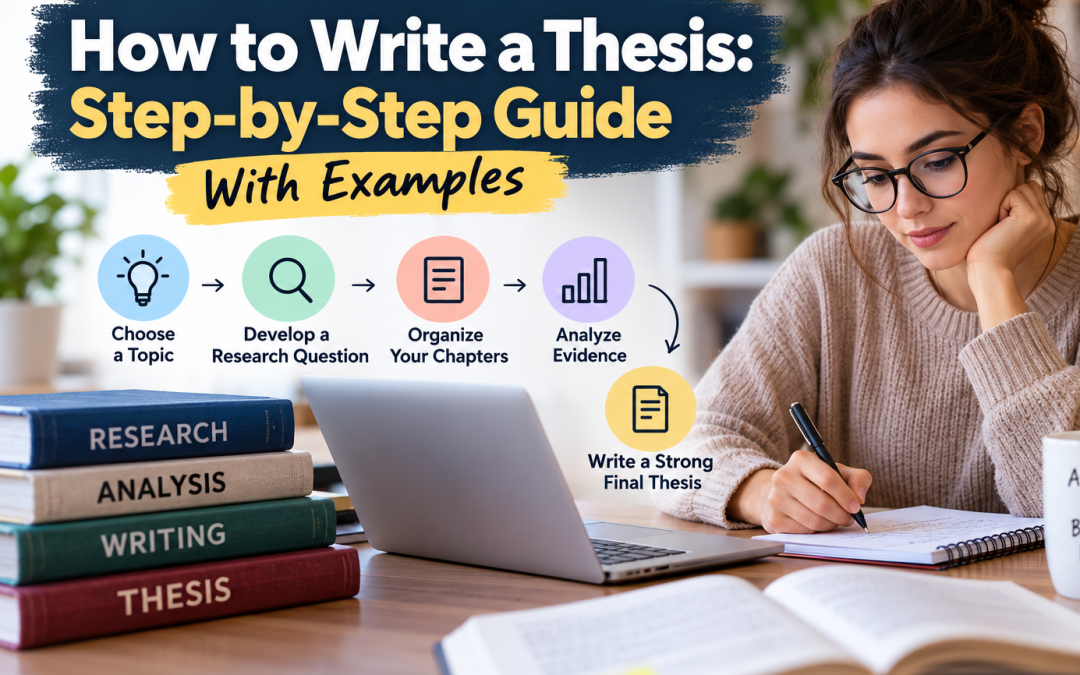 How to Write a Thesis: Step-by-Step Guide With Examples